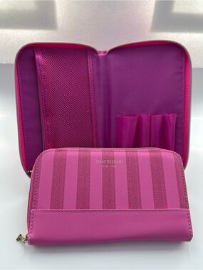 Isaac Mizrahi Hot Pink Zip-Around Women's Wallet